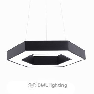 Đèn LED thả văn phòng lục giác trang trí bàn làm việc