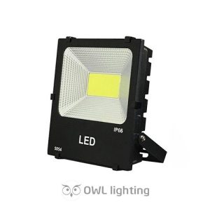 Đèn pha LED chiếu sáng bảng hiệu 50W đen ánh sáng trắng, vàng