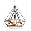 Đèn thả kim cương quấn dây thừng đèn dây thừng kim cương - owl lighting