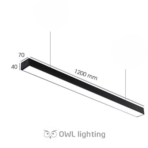 Đèn LED hộp thả văn phòng trang trí 1m2 36W giá rẻ