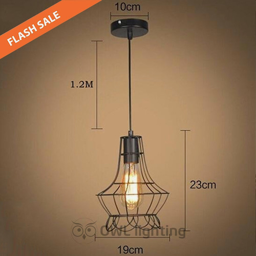 Đèn Thả: Mẫu đèn thả rọ sắt trang trí quán cafe giá rẻ 8 dáng